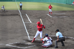 硬式野球部リーグ戦第6節　1回戦で大阪教育大学と対戦！