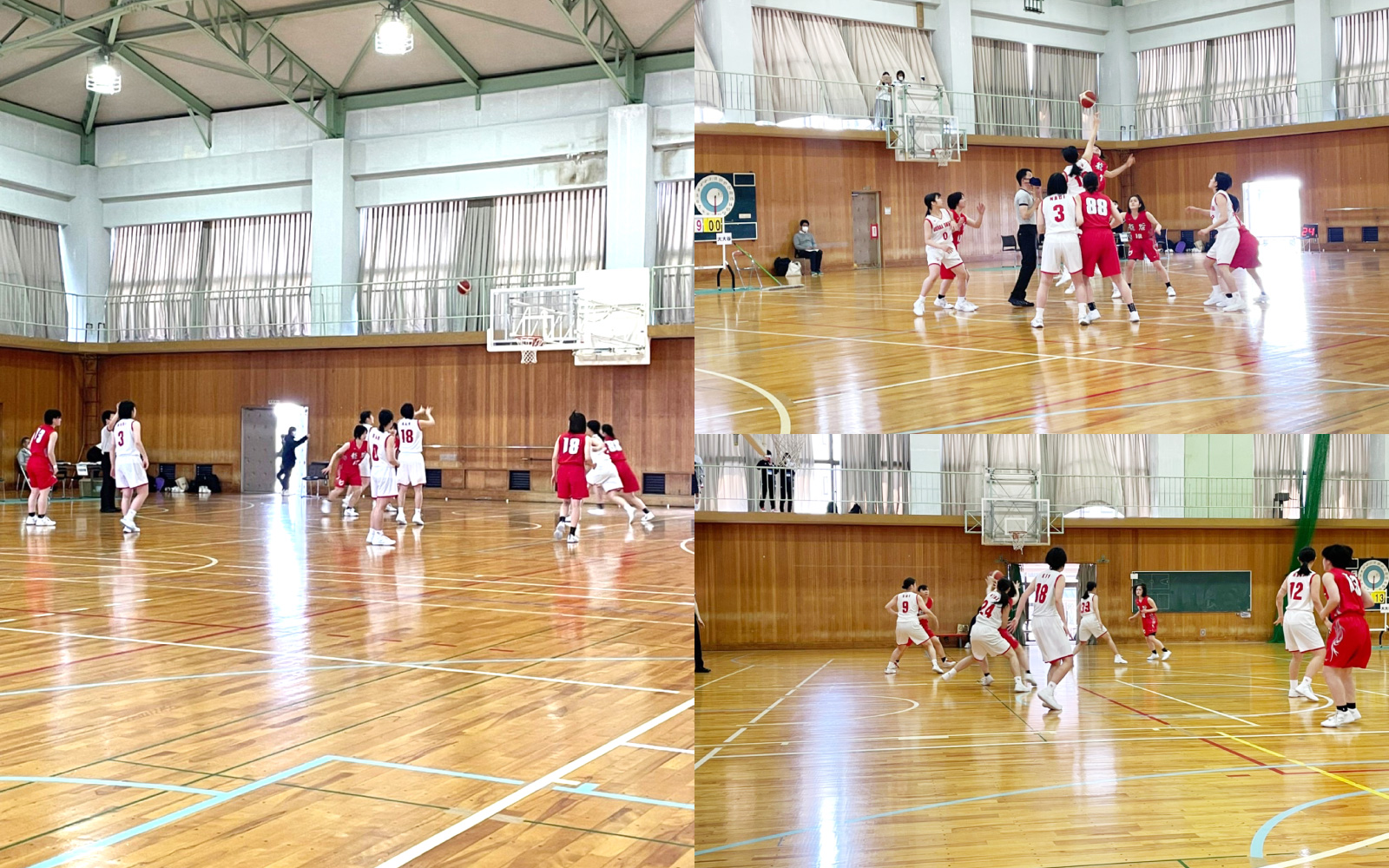 女子バスケットボール部初戦快勝