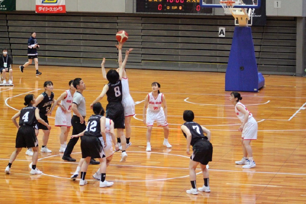女子バスケットボール部　第72回西日本学生バスケットボール選手権大会　試合結果